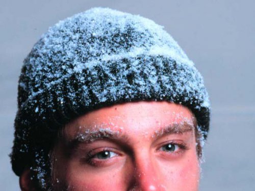 Frosteffekt Mütze